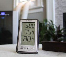 Igrometro Analogico preciso misuratore di umidità interni esterni temperatura per la casa 